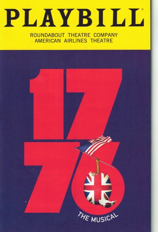My Playbill for 1776