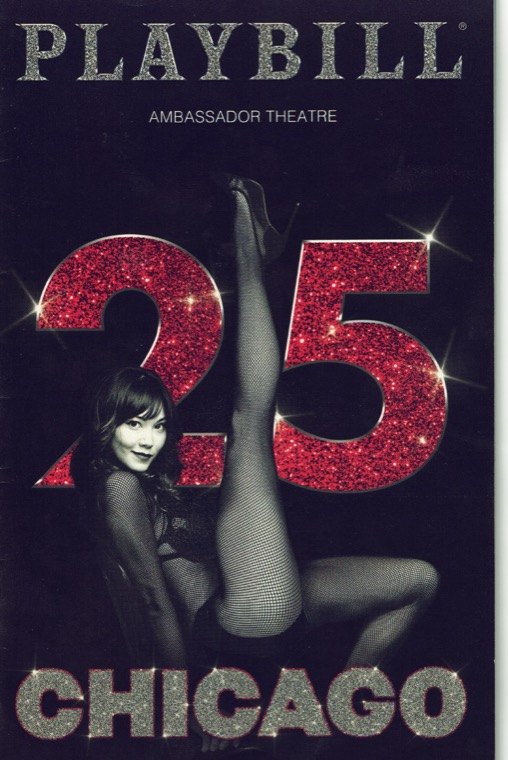My Playbill for Chicago