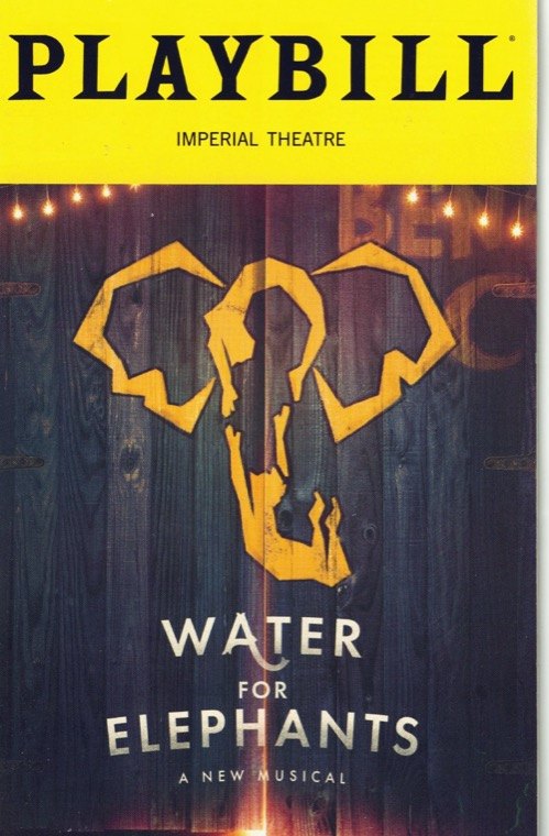 My Playbill for Water for Elephants